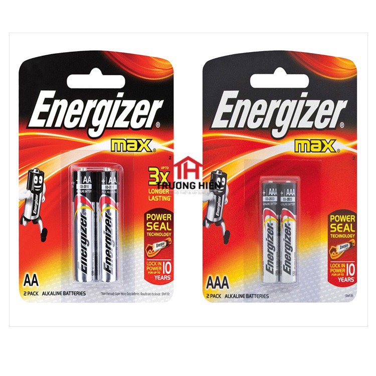 Sản phẩm Pin 2 A Energizer thường tiêu hao ít năng lượng