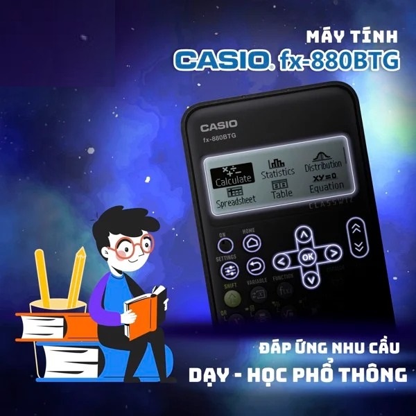 máy tính Casio FX 880BTG